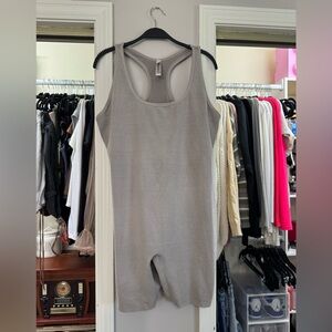 SKIMS Gray Sleeveless Romper